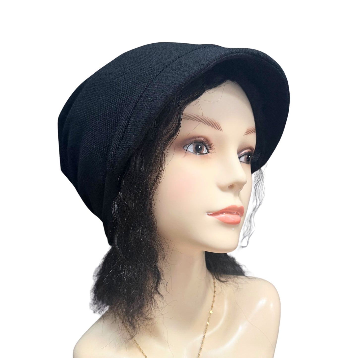 women's hat for sun protection black