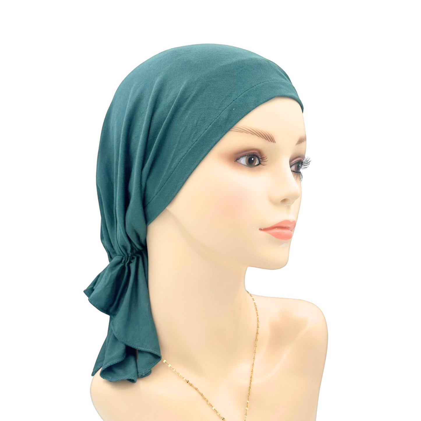 Green scarf for chemo