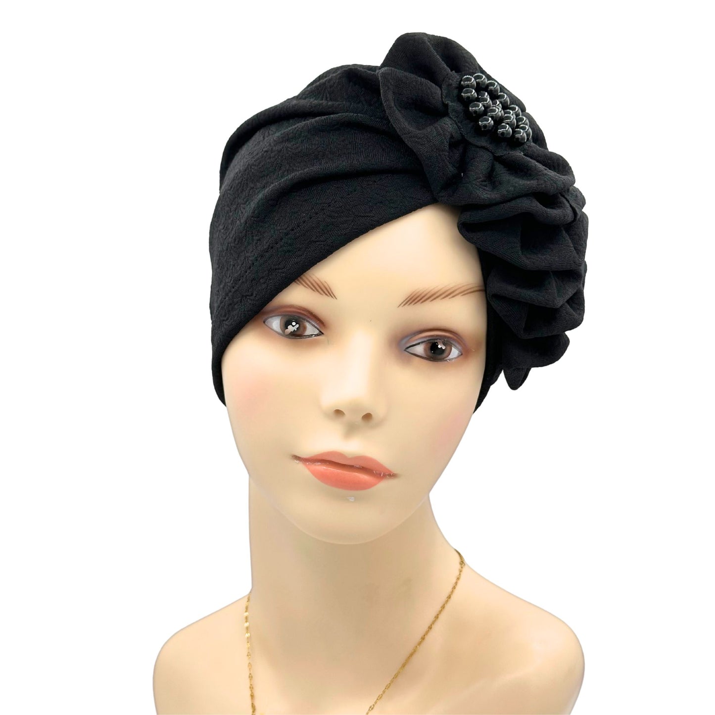 Alopecia headwear black