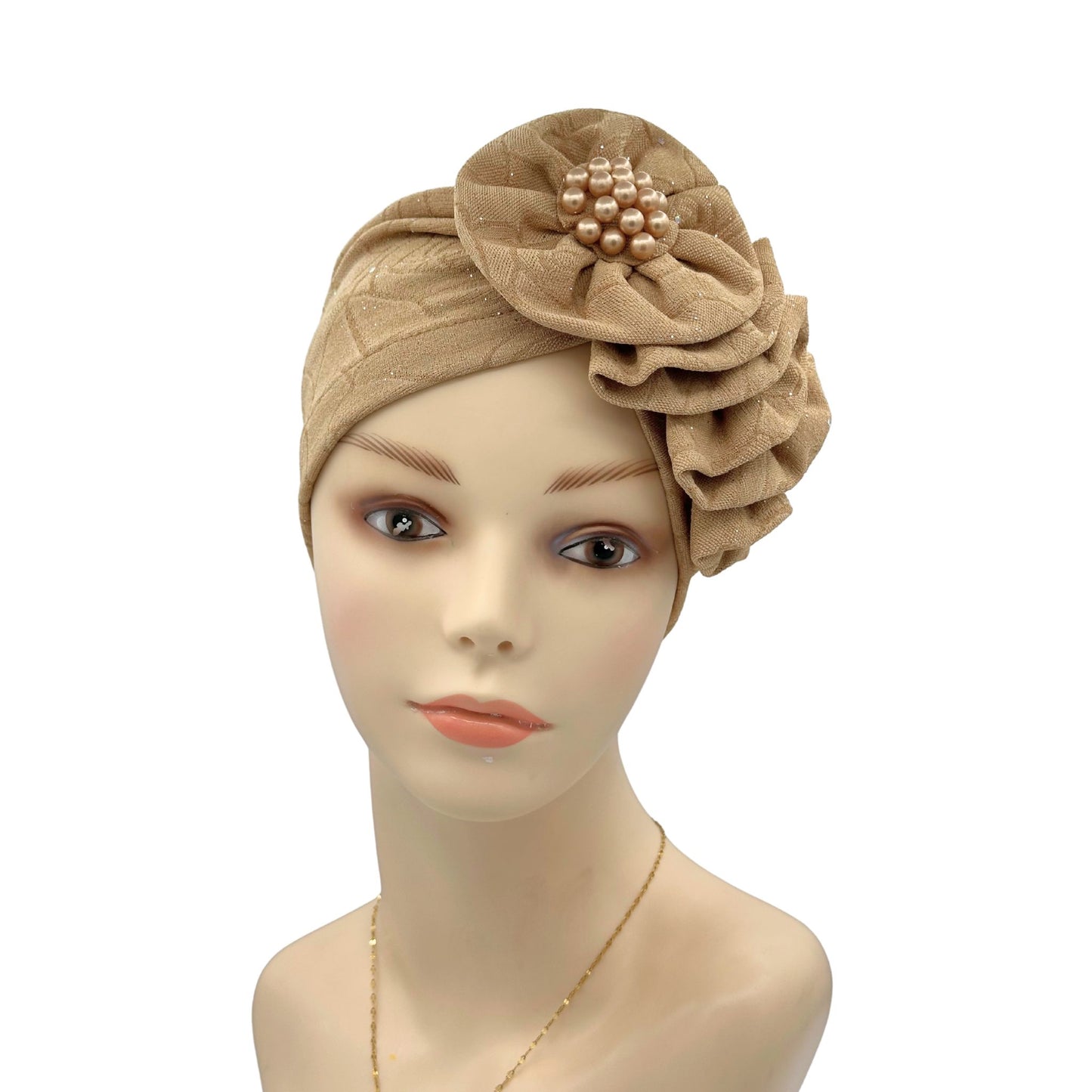 Women's fashion hat khaki