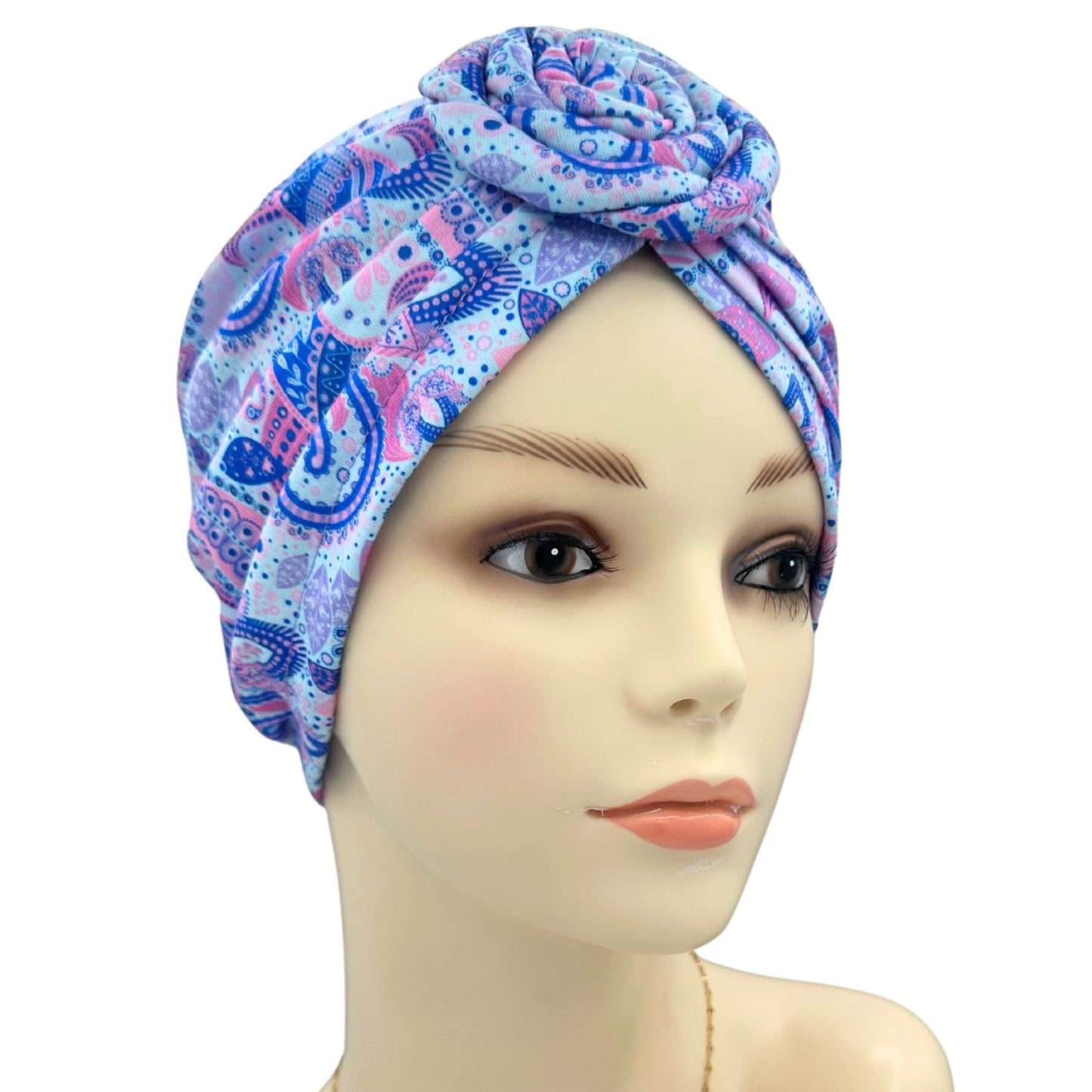pretty knot style chemo beanie