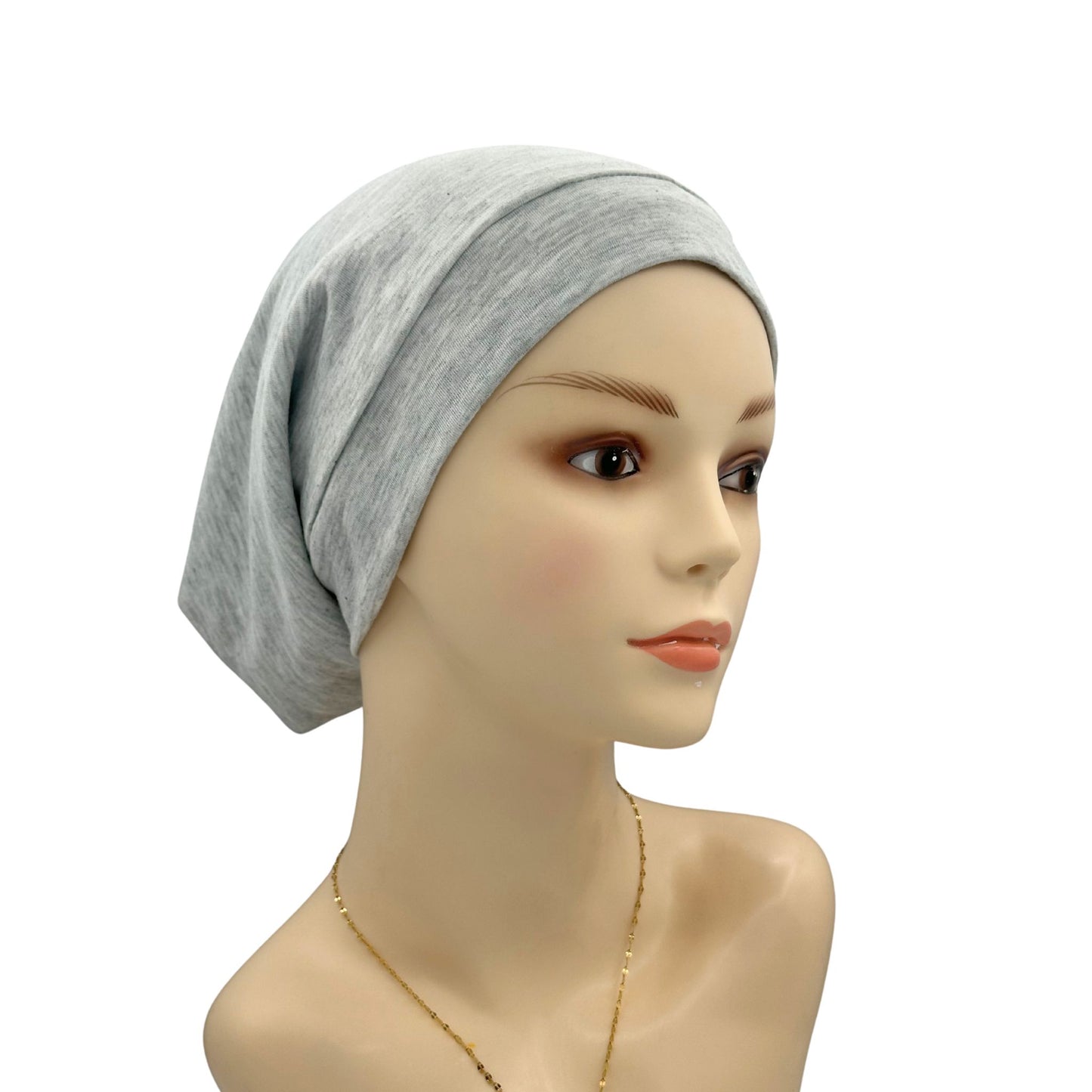 Unisex Baggy Style Adjustable Sleep Hat Grey