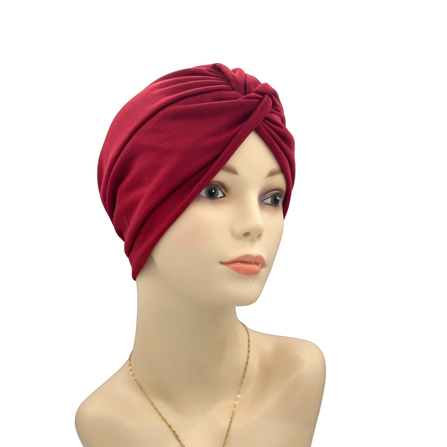 chemo turban red