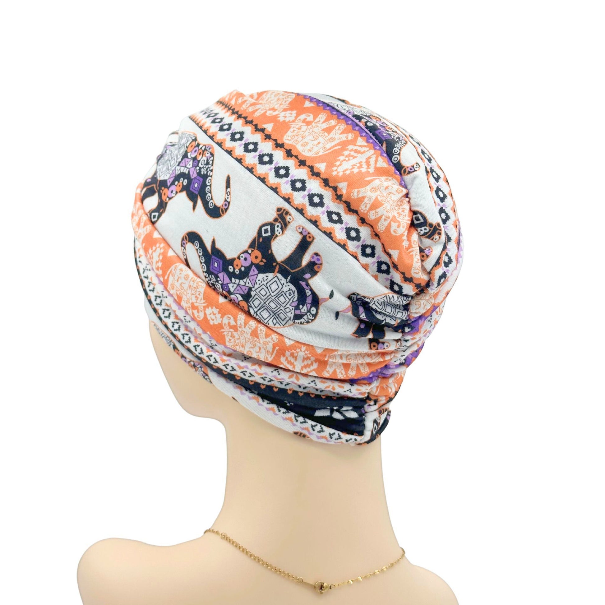 alopecia hat orange