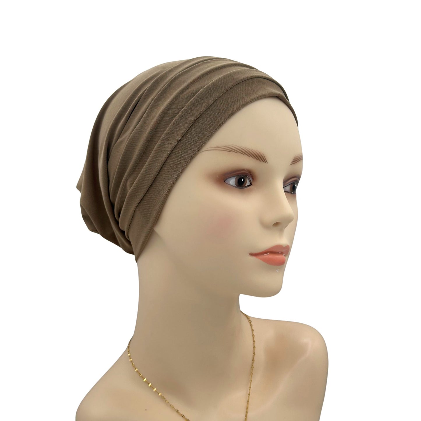 Chemo head wraps caramel