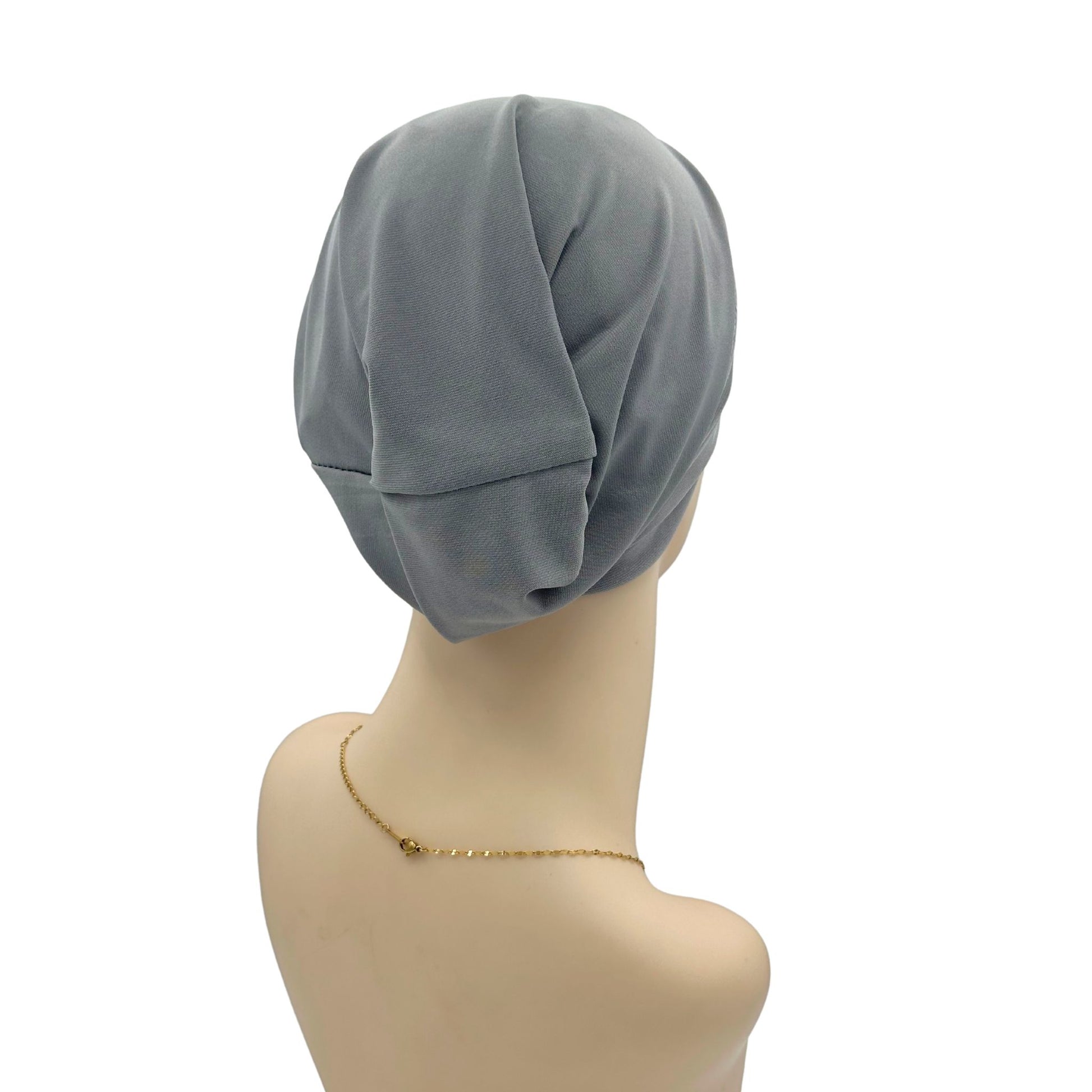 Chemo head scarf gray
