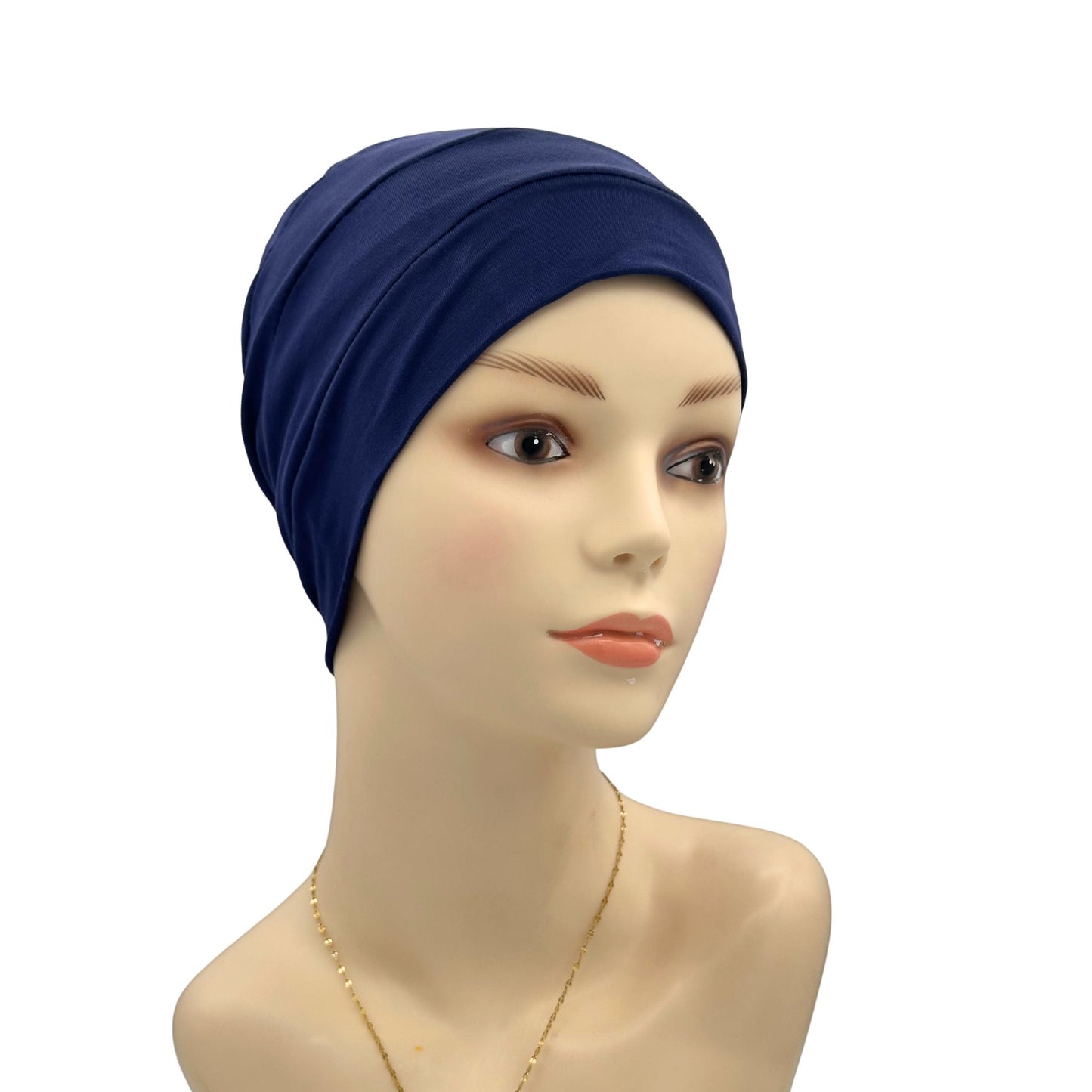 chemo headwear navy