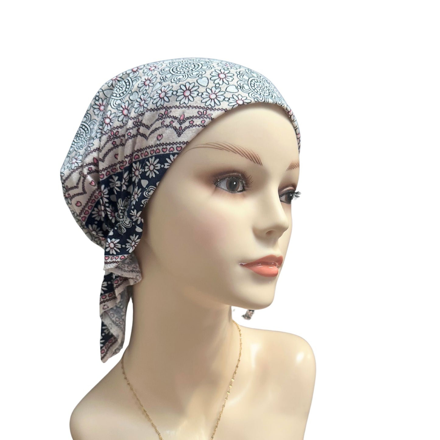 head scarf for bald woman