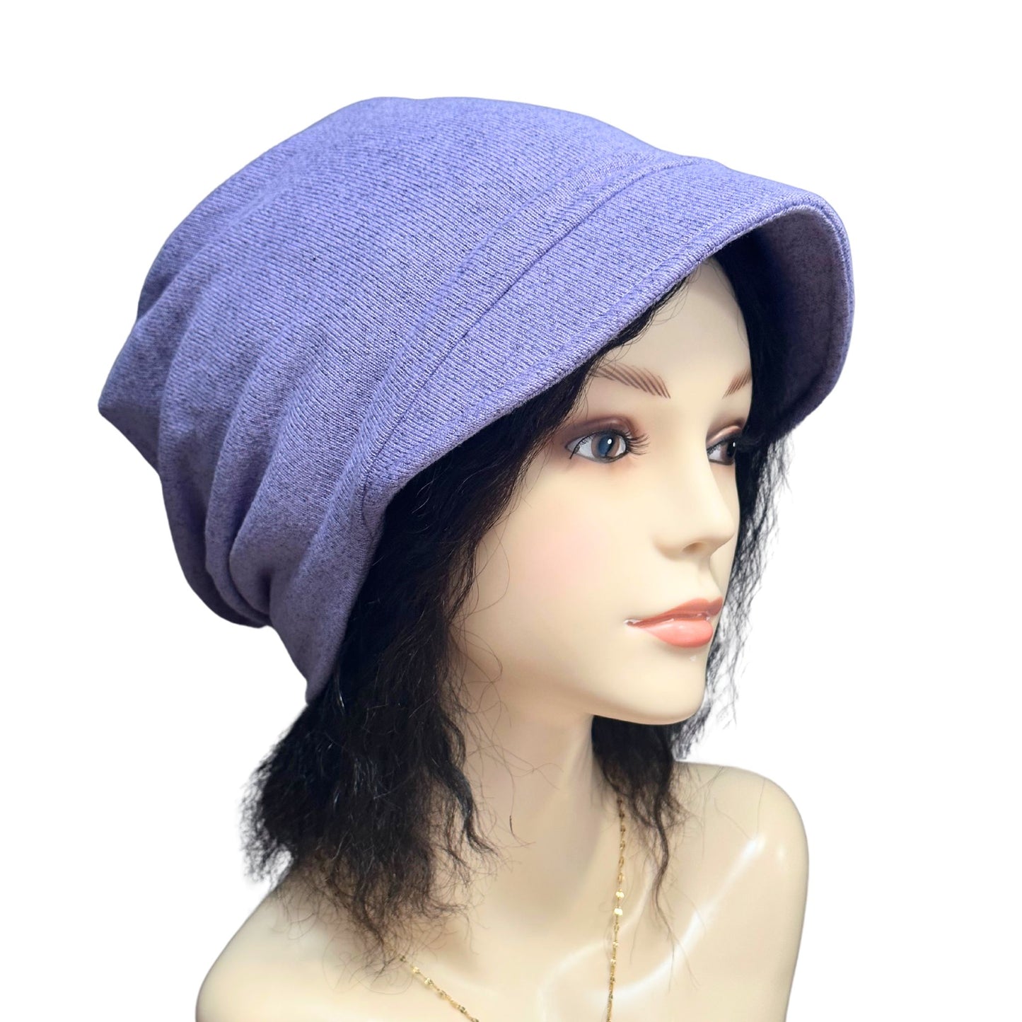 Dressy visor hat for beach grey