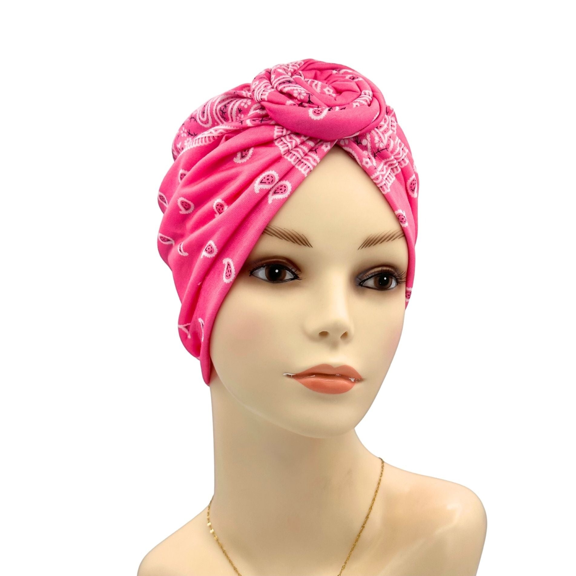 Swirl Knot Pre-tied Cancer Cap