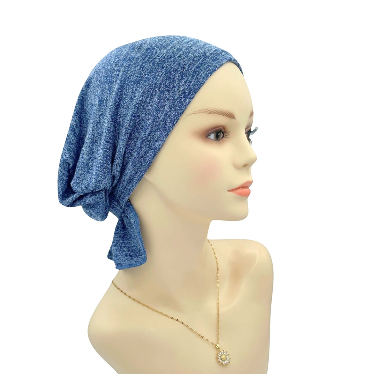 Slip-on Knitted Cotton Turban Hat