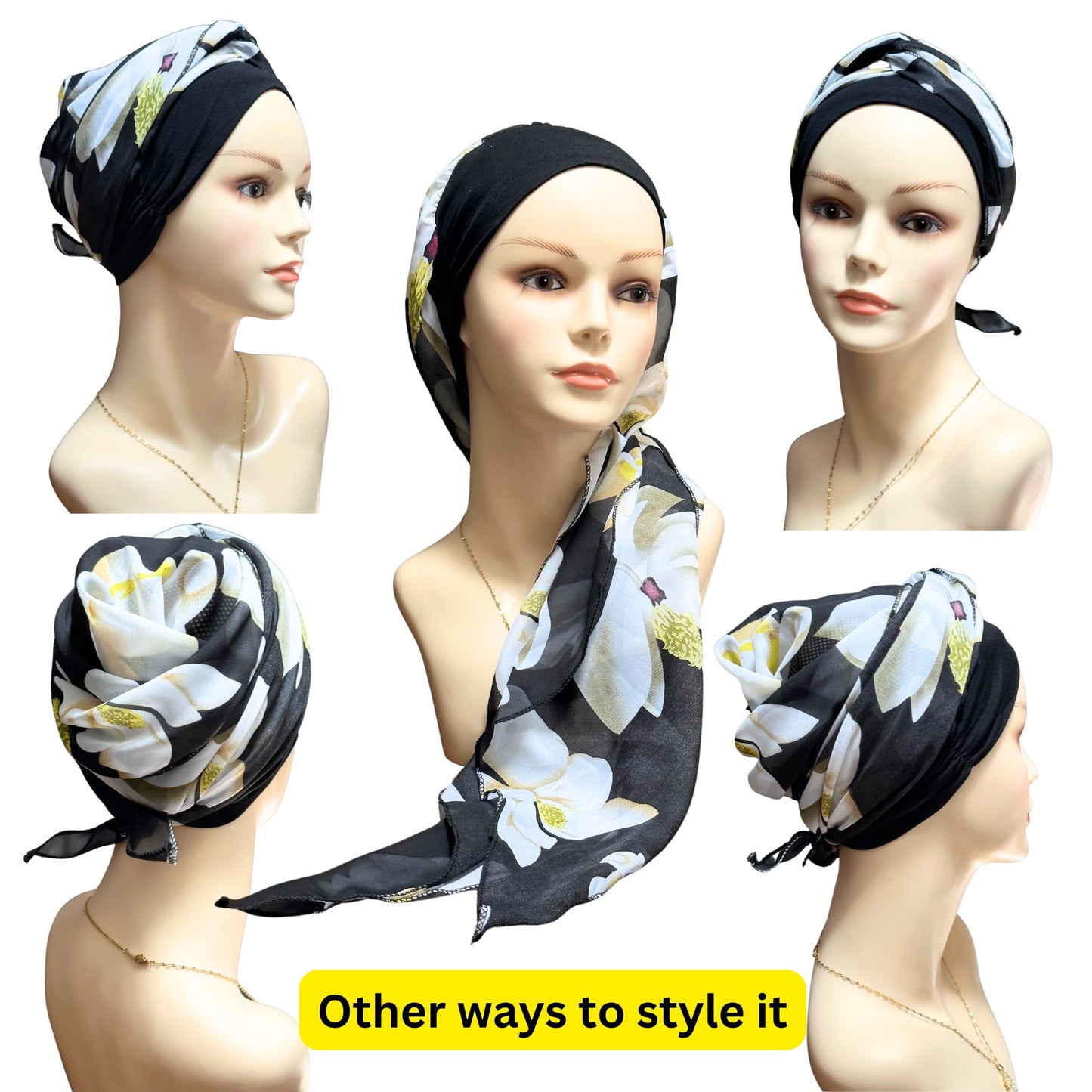 Cancer head covering for women