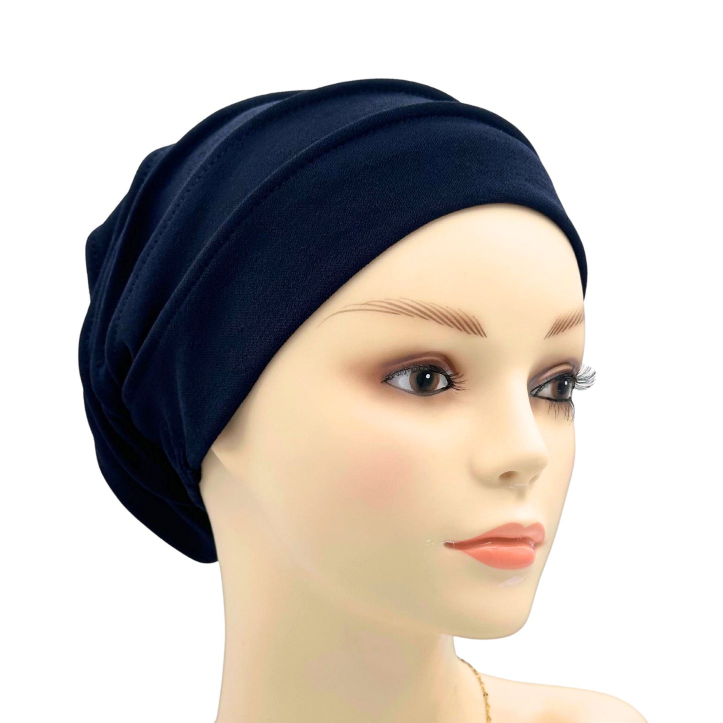 chemo beanie navy