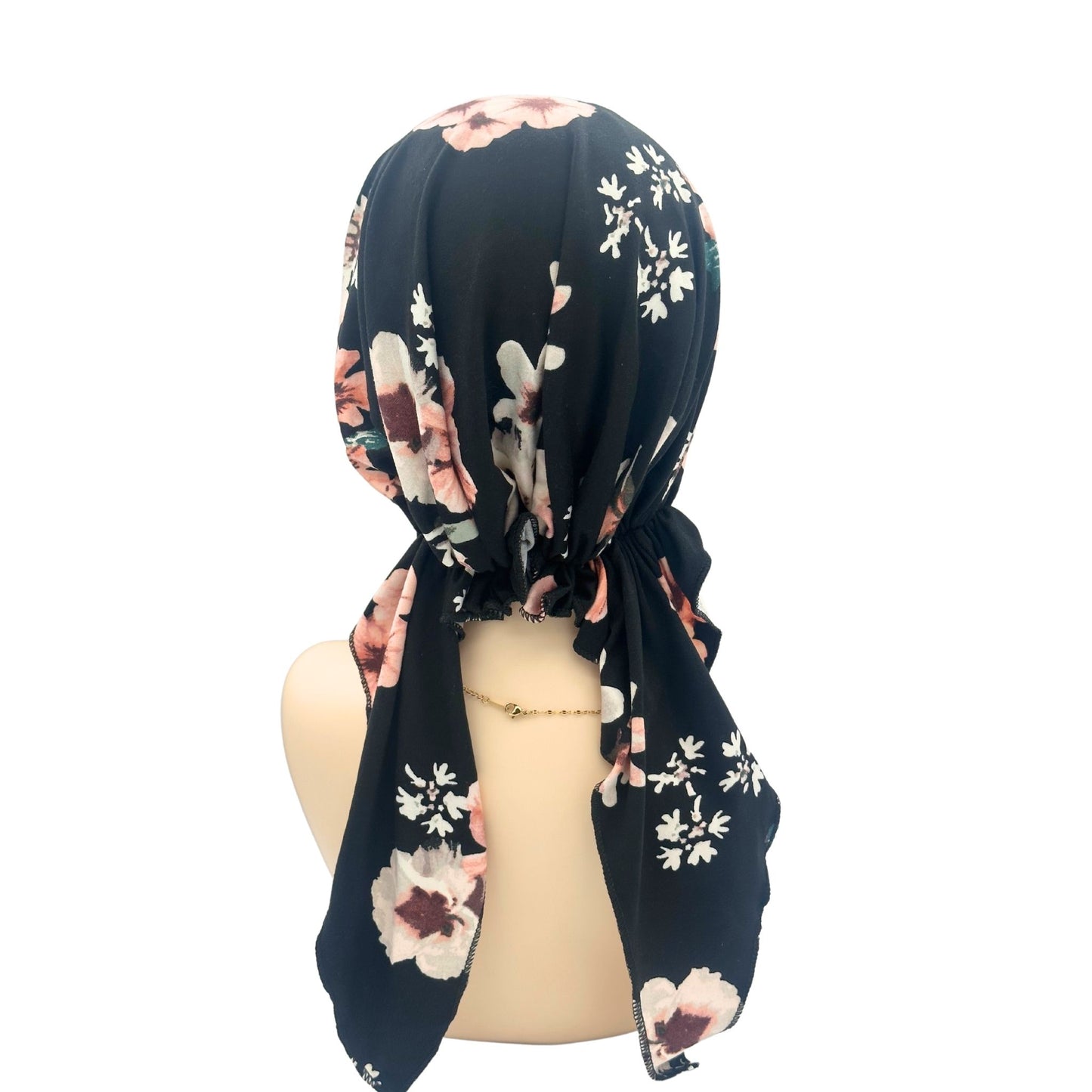 FLORAL PRINT HEAD SCARF