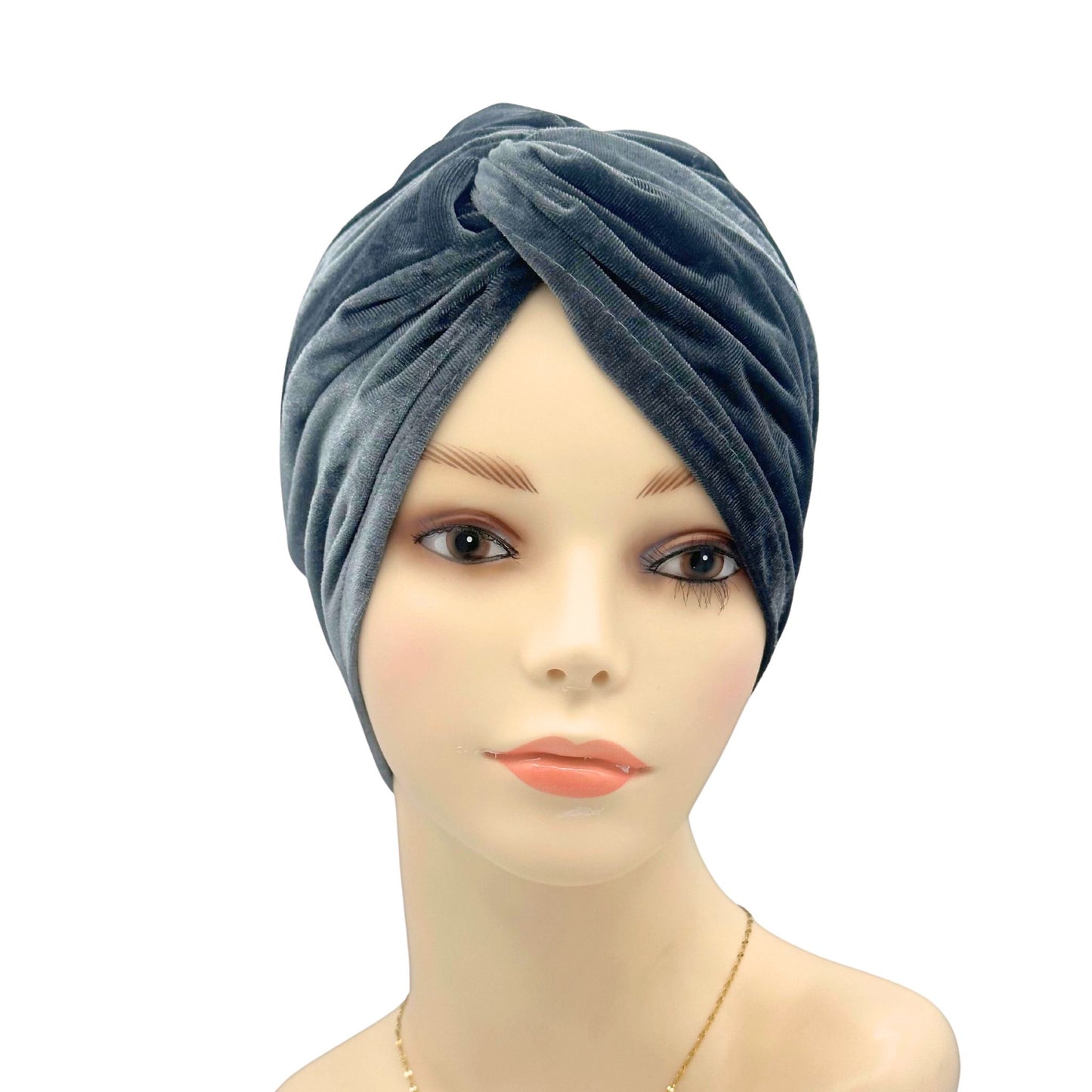 Gray Turban for chemo