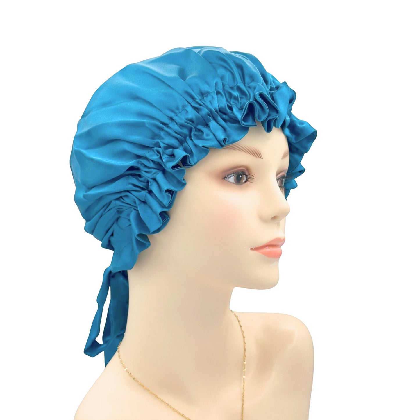 adjustable silk sleep hat