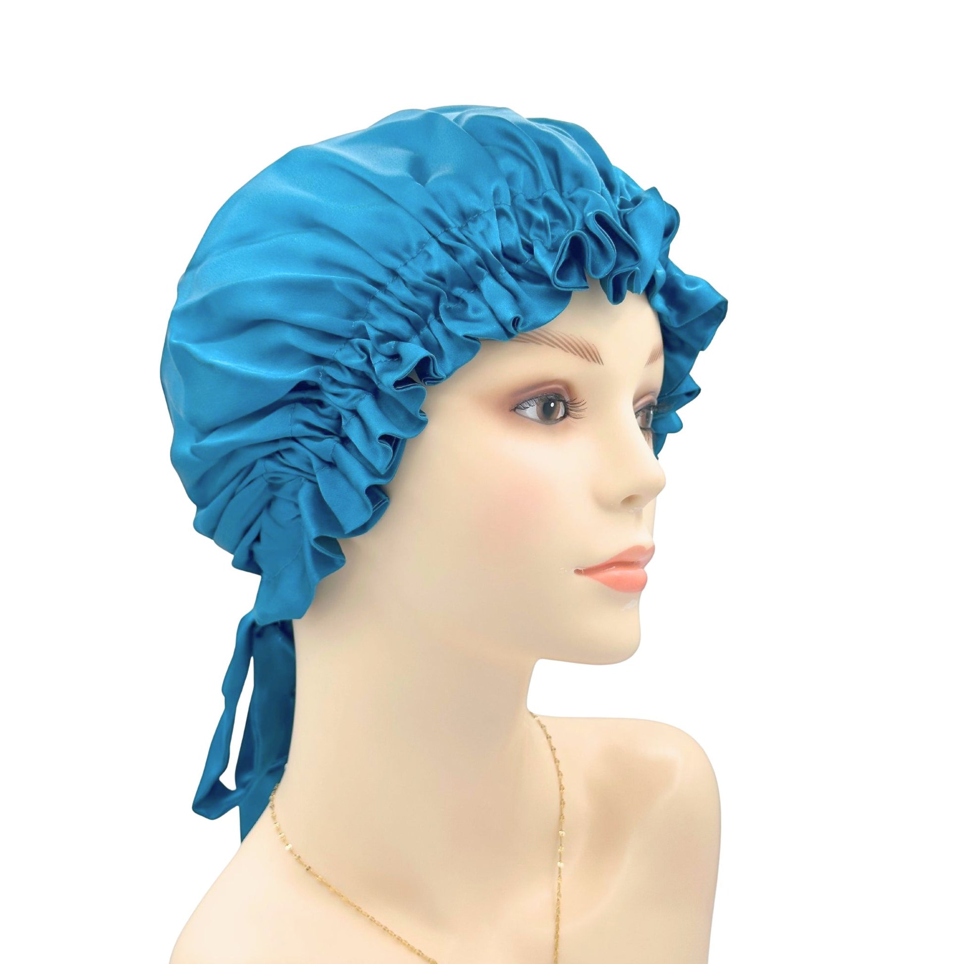 adjustable silk sleep hat