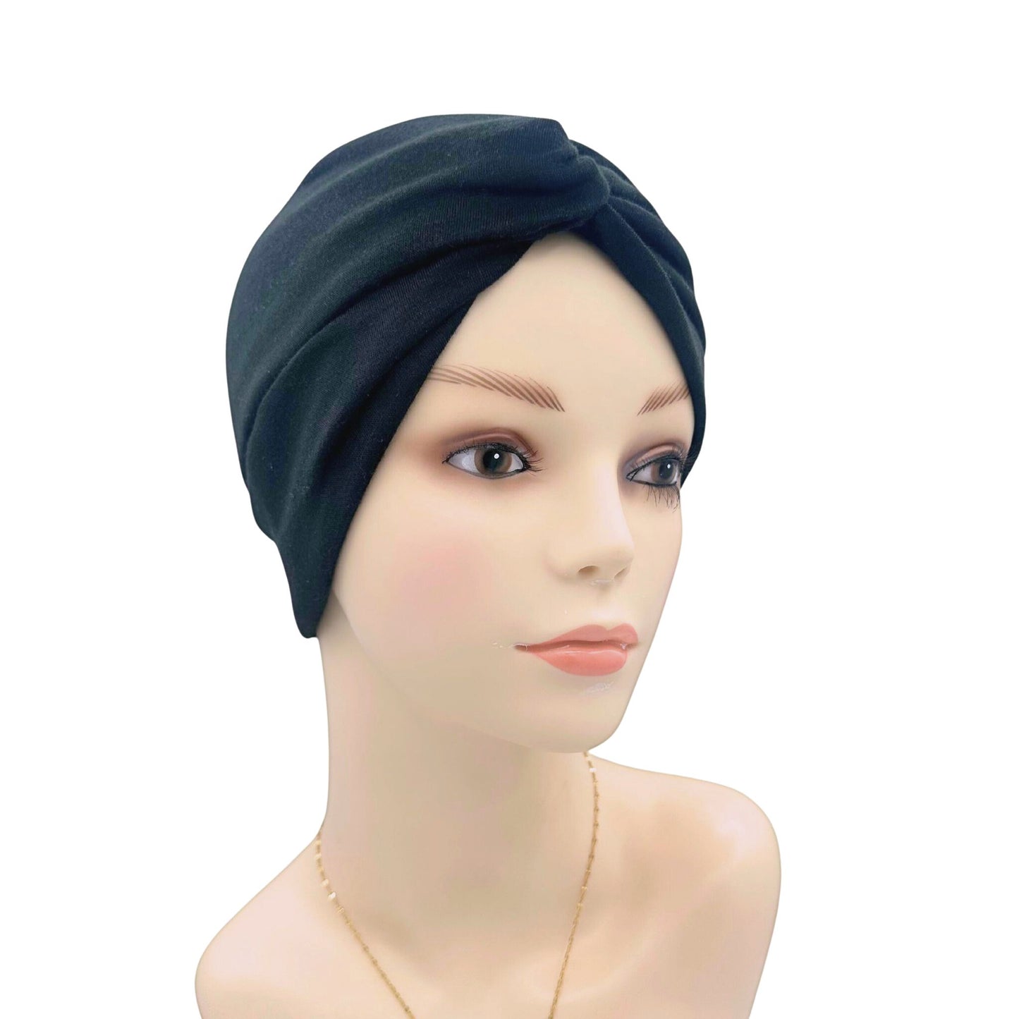 SOFT CHEMO HAT BLACK