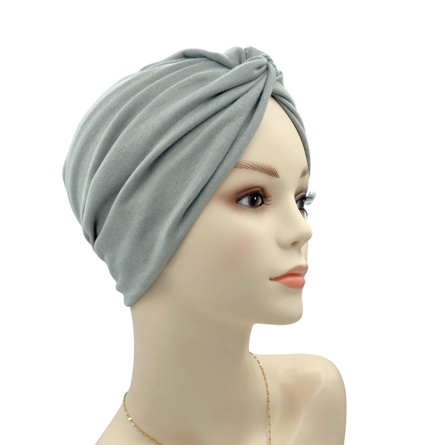 STYLISH HAT FOR CANCER WOMEN GREY