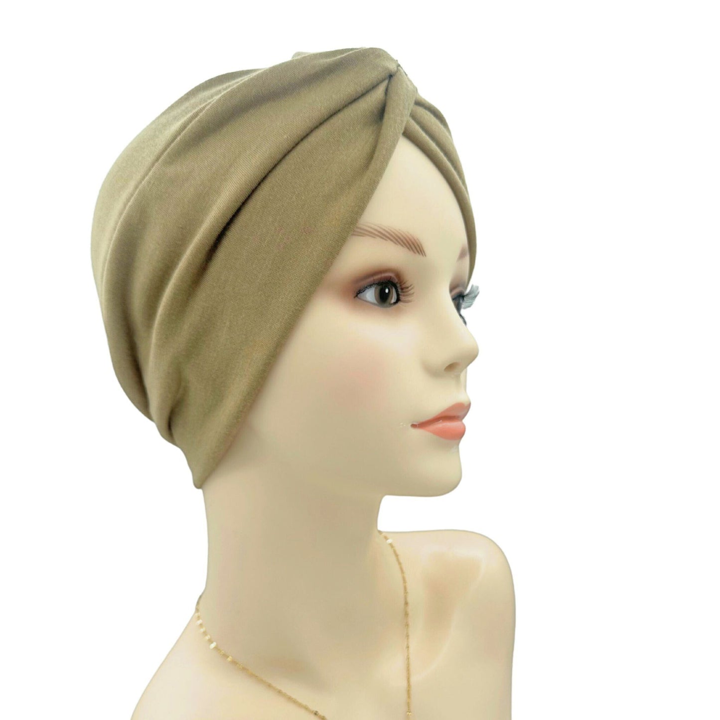 CUTE HAT FOR HAIR LOSS WOMEN KHAKI