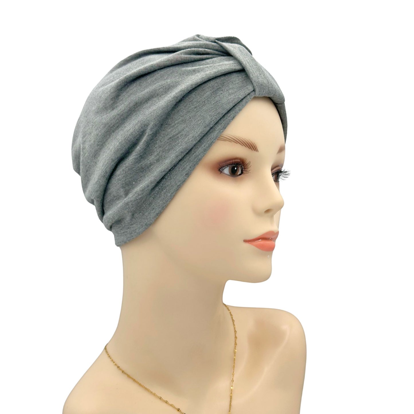 grey cancer head covering