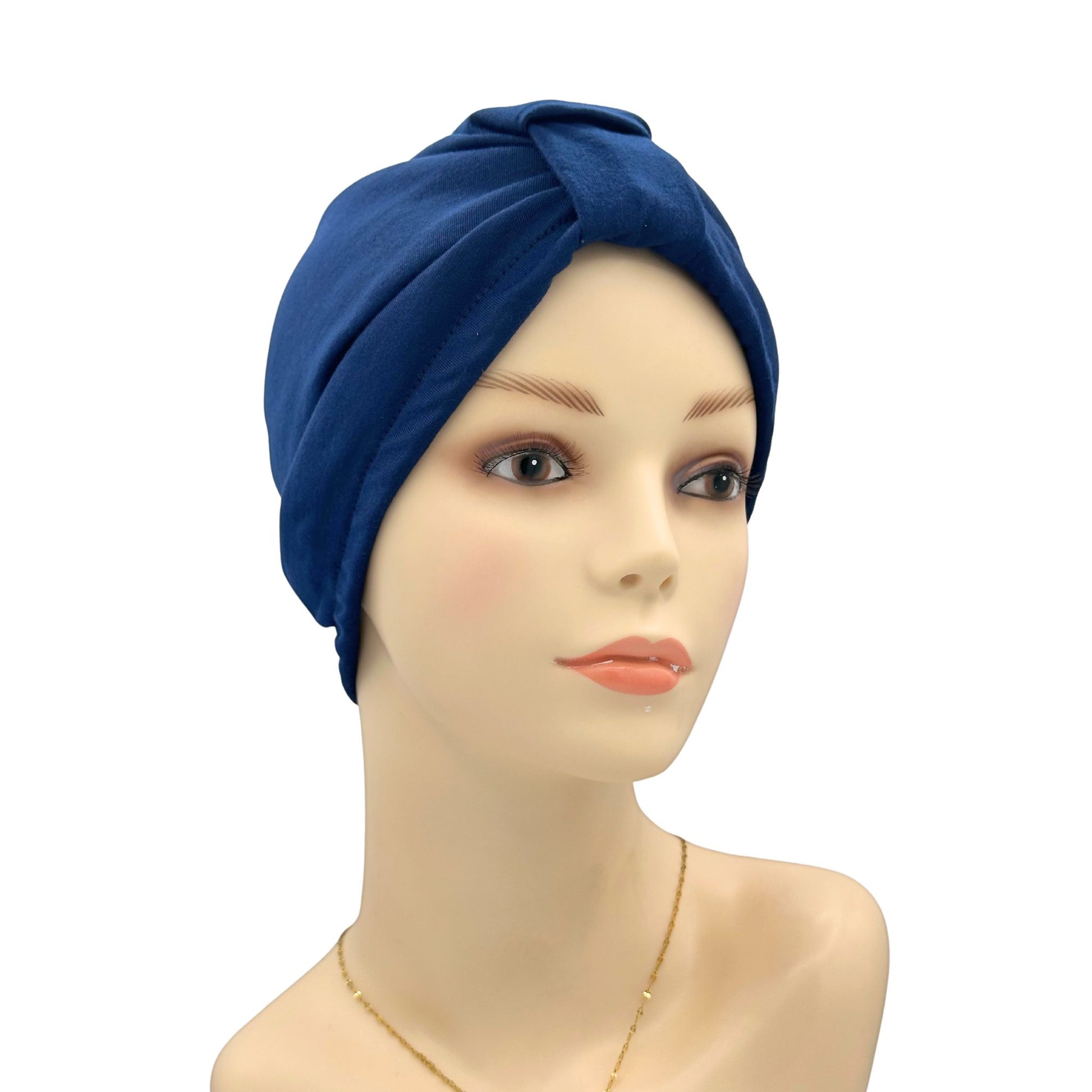 Chemo hat for women navy