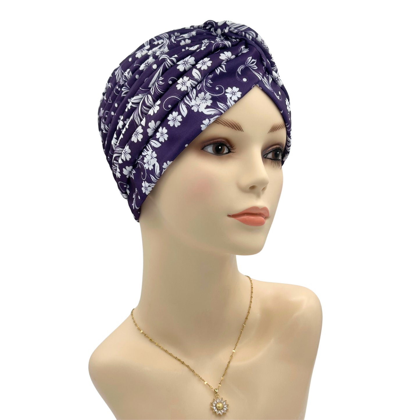 Purple hat for cancer patients