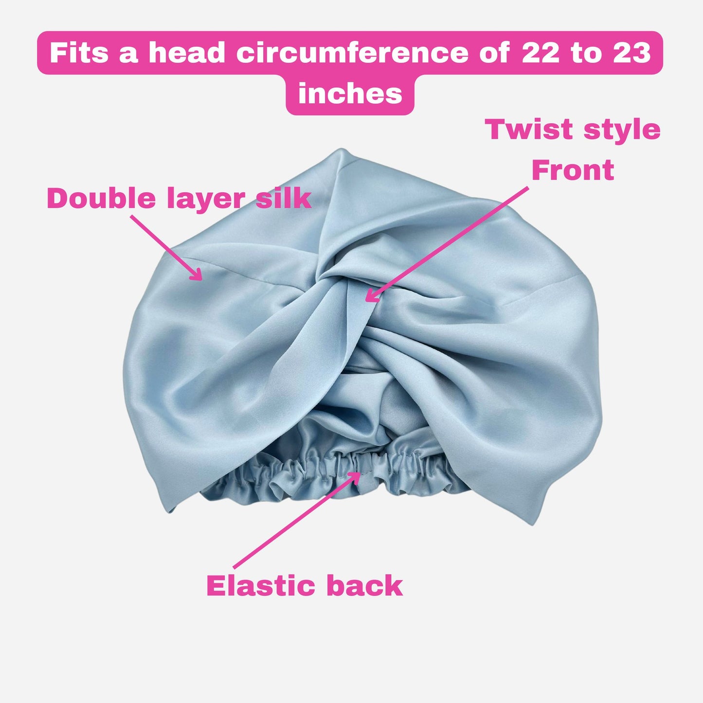 Pearla silk bonnet new