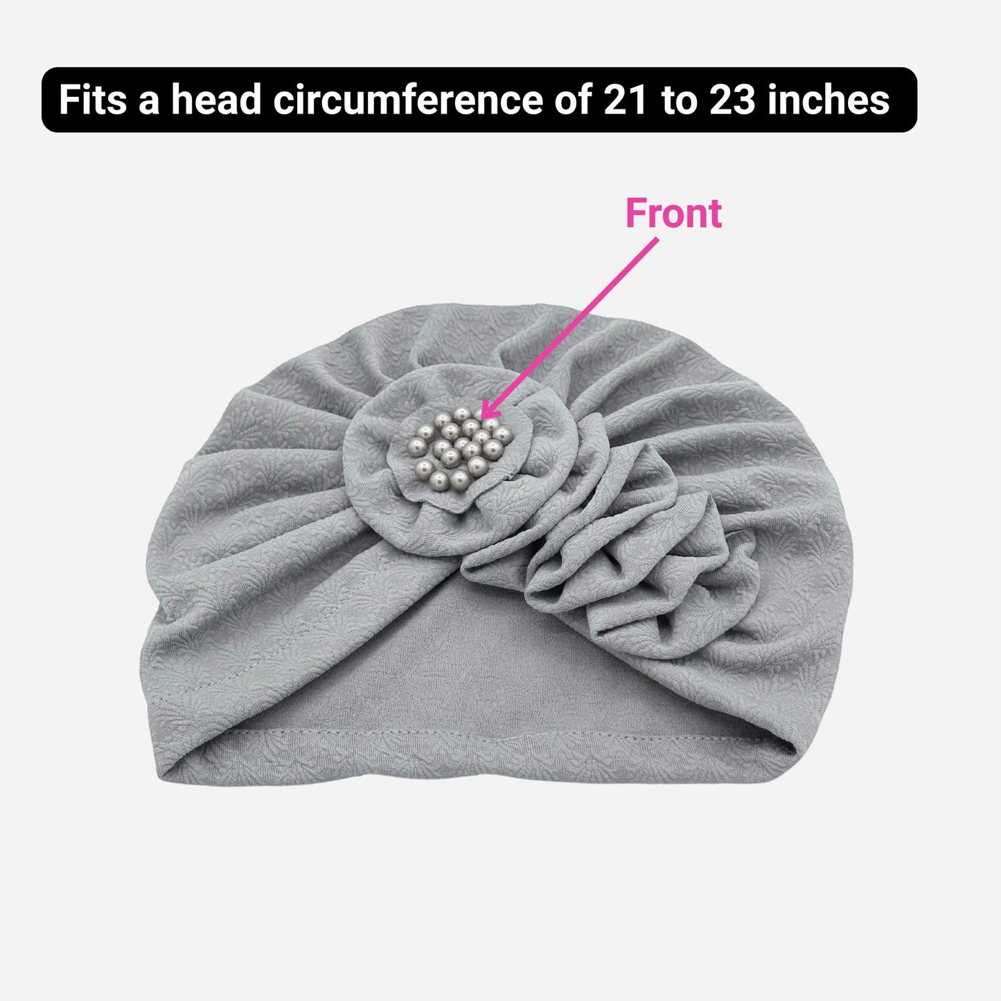 pearla cheo headwear gray