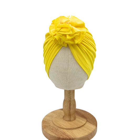 chemo headwear for kids yellow