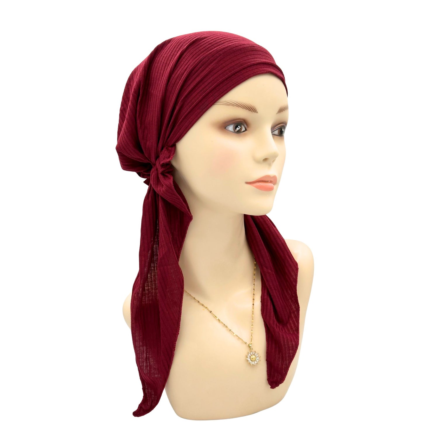 Women's cancer head scarves