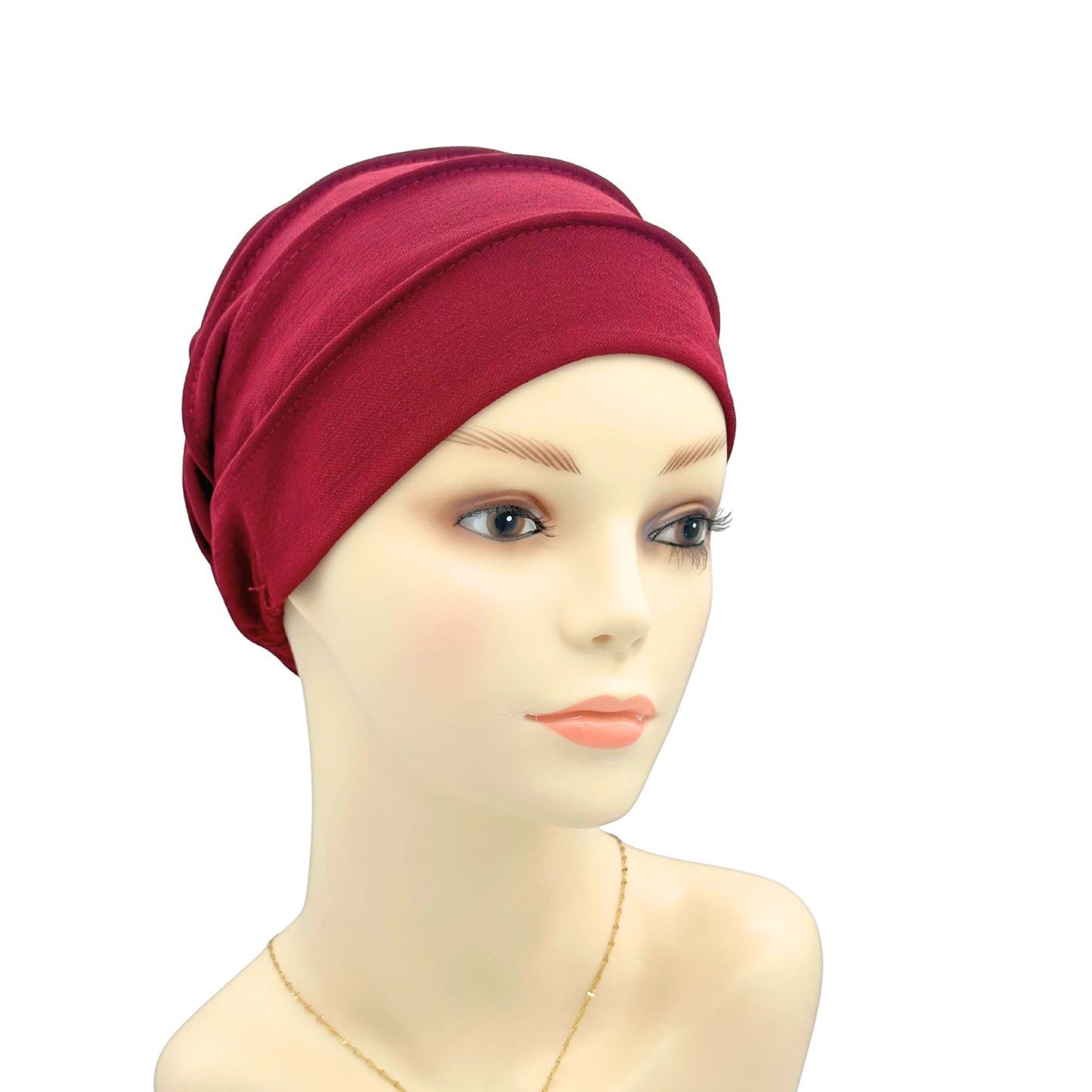 hat for chemo bald red