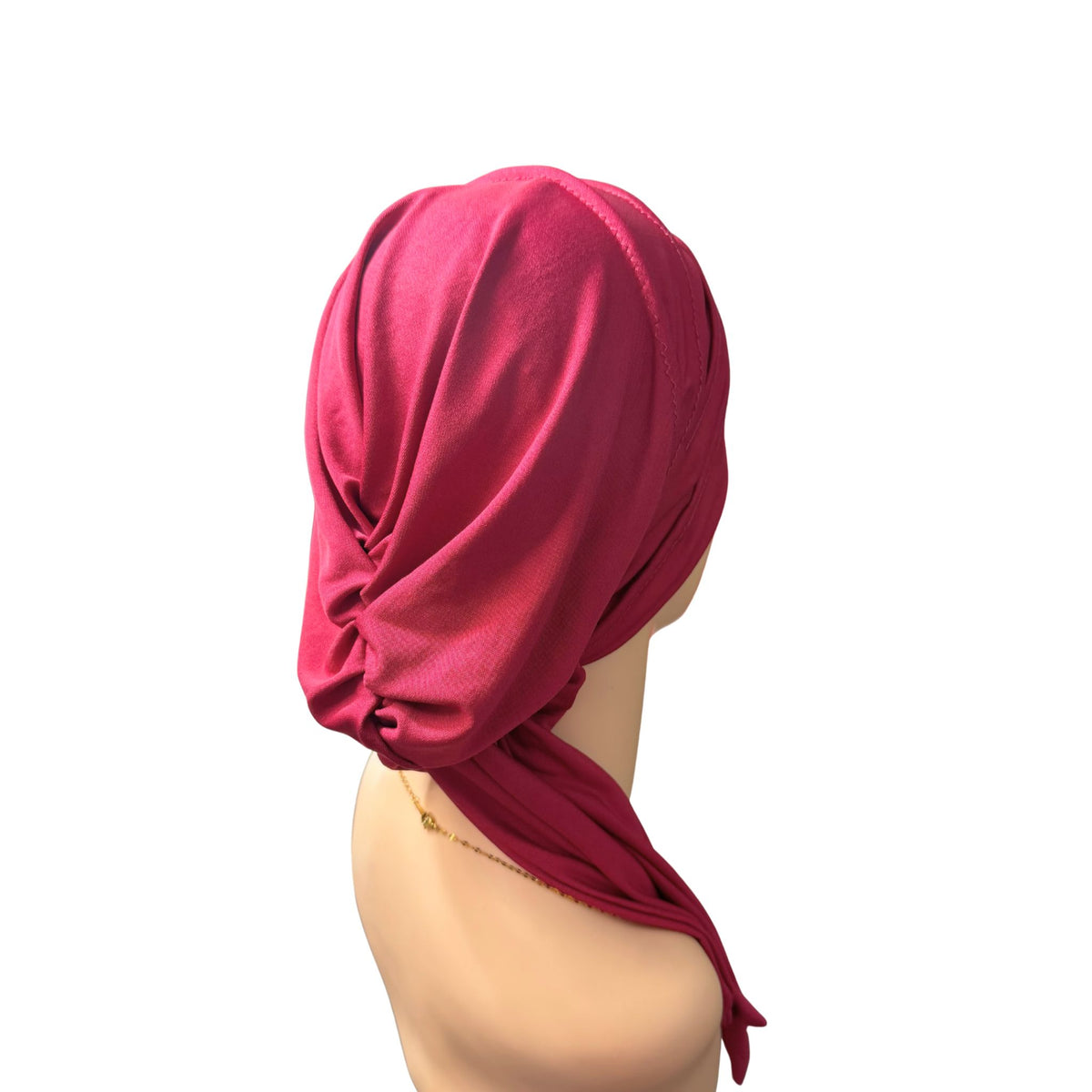 Back of the headscarf on a mannequin