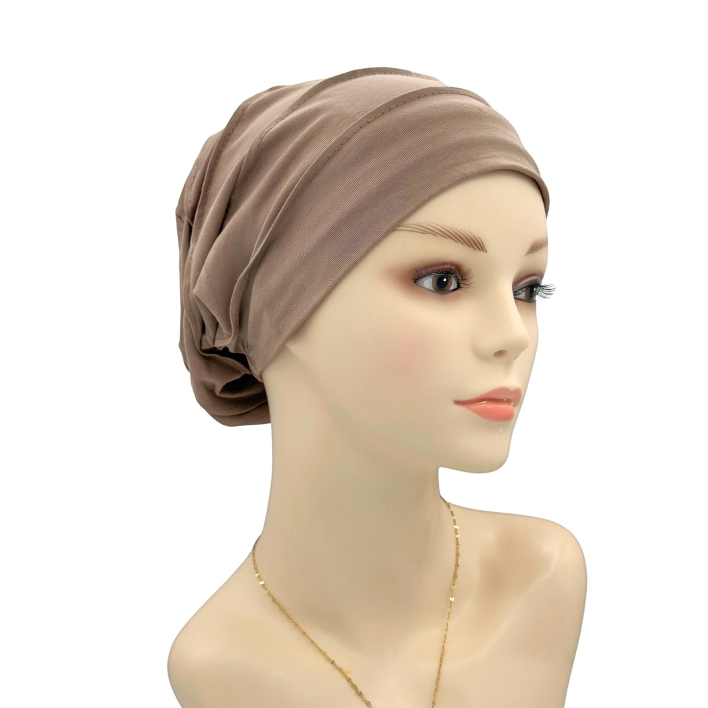 brown chemo beanie