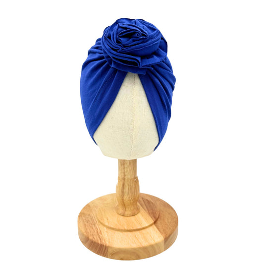 Sapphire cotton turban for kids