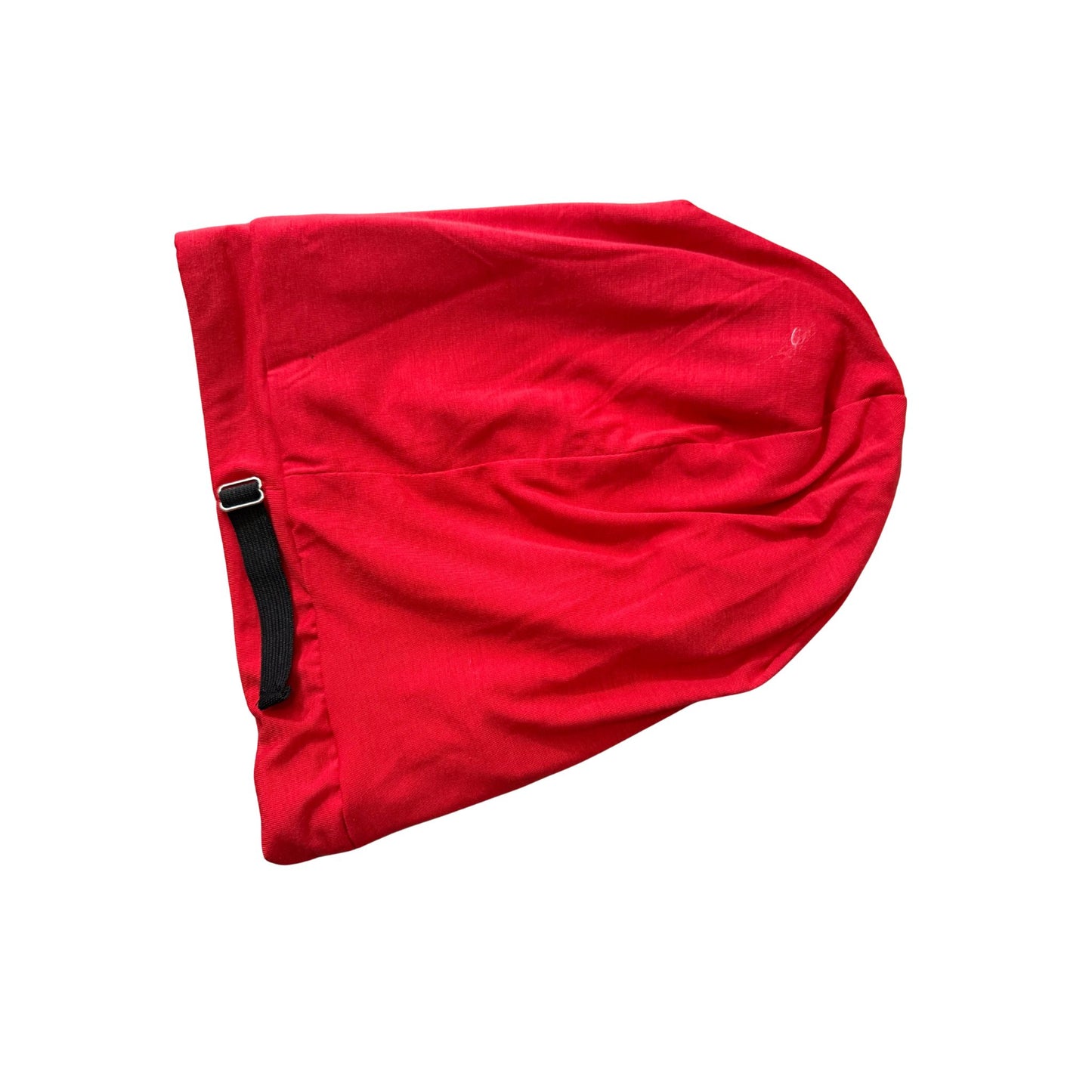 Red sleep baggy hat on a white background