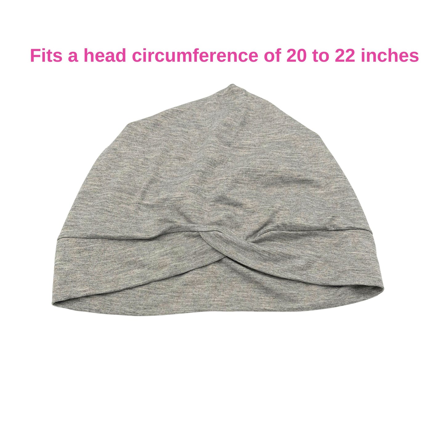 Chemo hat for bald women Gray