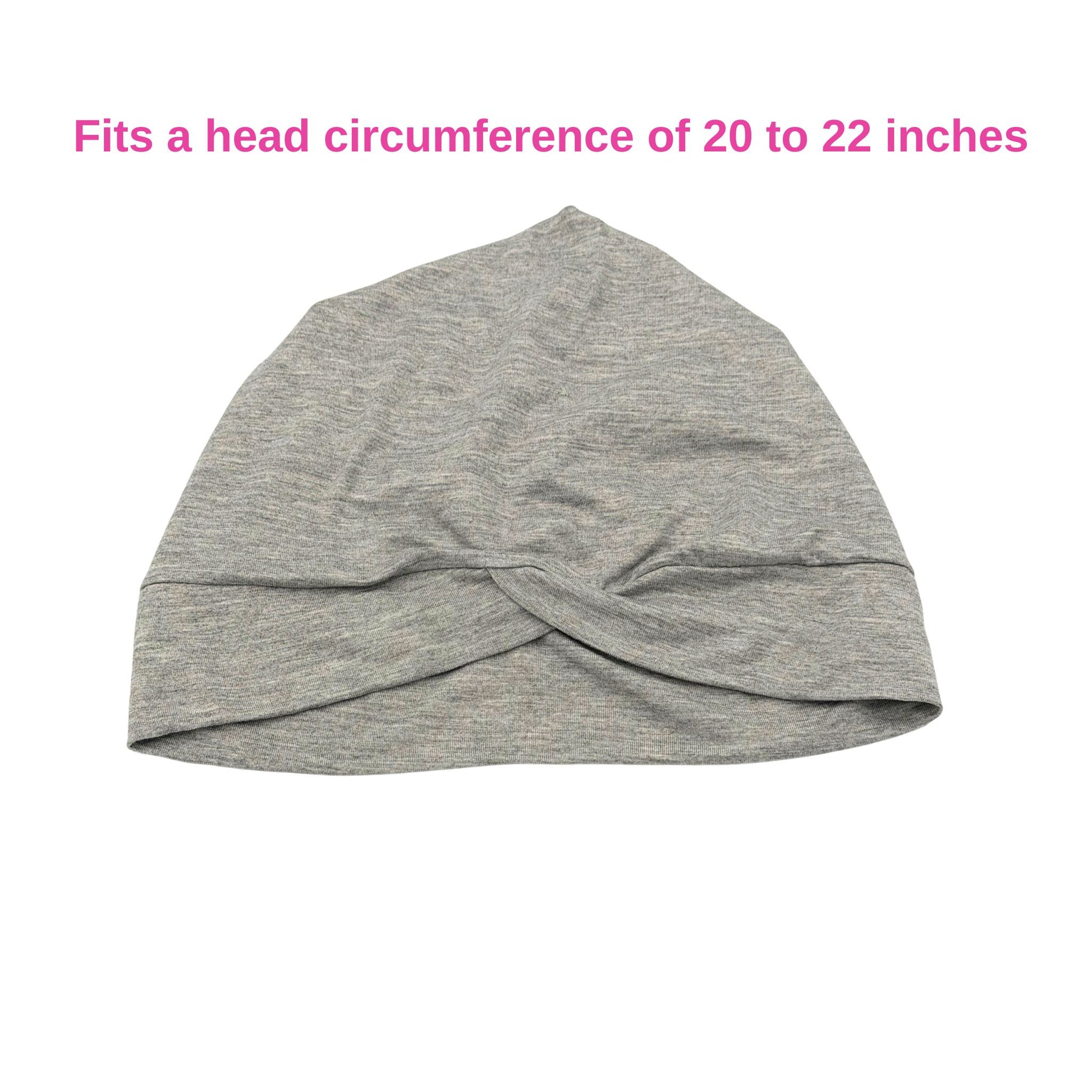 Chemo hat for bald women Gray