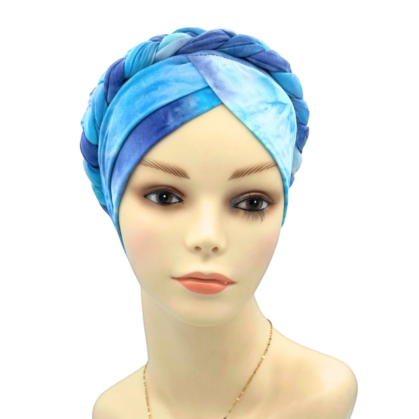 braided style hat for alopecia