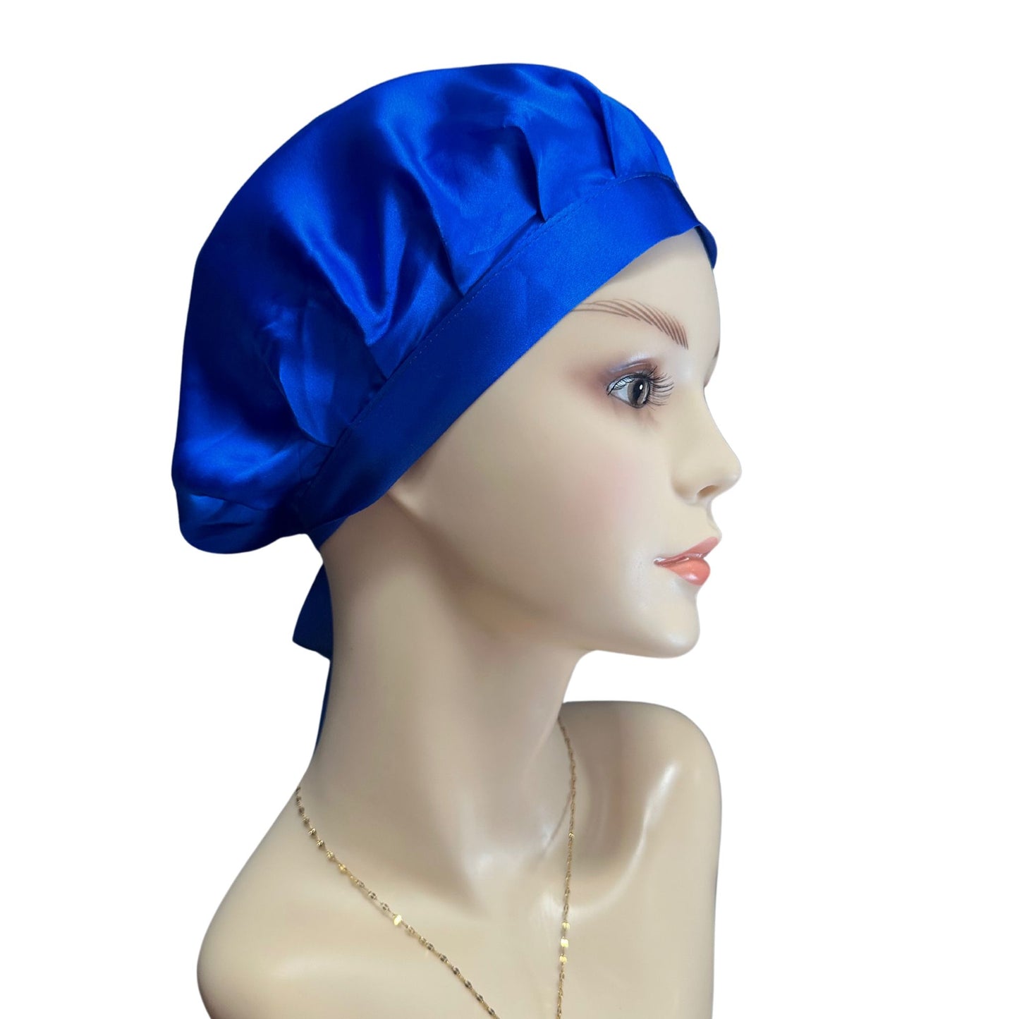 sapphire silk cap