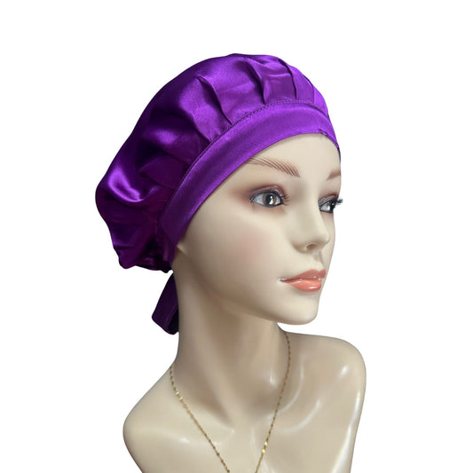 Adjustable 100% Mulberry Silk Bonnet