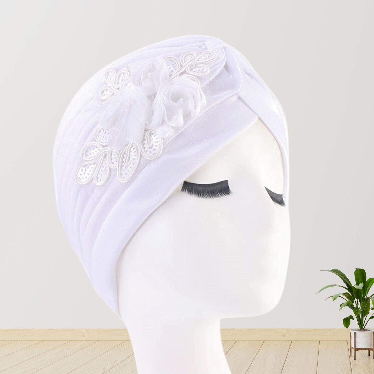 Pearla Chemo merch flower hat