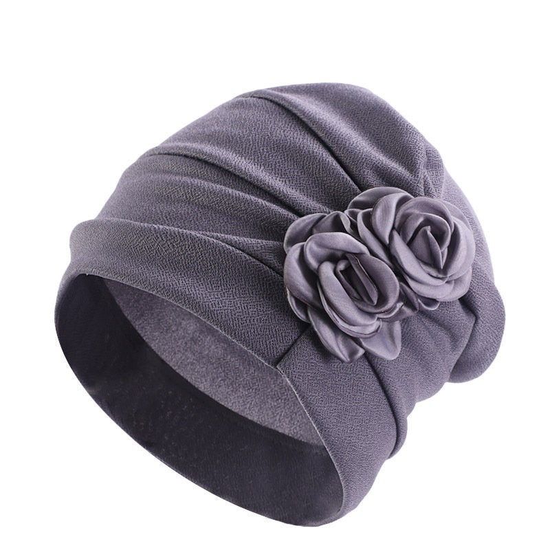 Twin flower cancer headwear women